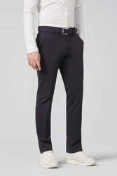 MEYER Chinohose Roma Dunkelblau/Lila