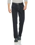 MEYER 5-Pocket Hose Jeans Diego Dunkelblau/Schwarz/Blau/Lila