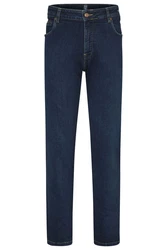 MEYER 5-Pocket Jeans M5 Regular Dunkelblau/Blau