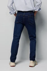MEYER 5-Pocket Jeans M5 Regular Dunkelblau/Blau