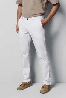 MEYER 5-Pocket Hose M5 Chino Weiß/Creme MEYER 5-Pocket Hose M5 Chino Weiß/Creme