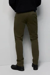 MEYER 5-Pocket Hose M5 Chino Khaki/Dunkelgrün