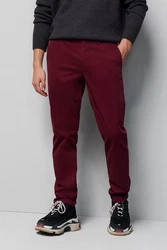 MEYER 5-Pocket Hose M5 Chino Dunkelrot/Bordeaux/Rot