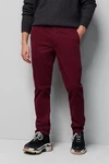 MEYER 5-Pocket Hose M5 Chino Dunkelrot/Bordeaux/Rot