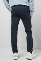 MEYER 5-Pocket Hose M5 Chino Dunkelblau/Blau