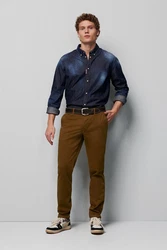 MEYER 5-Pocket Hose M5 Chino Khaki/Braun