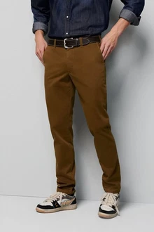 MEYER 5-Pocket Hose M5 Chino Khaki/Braun