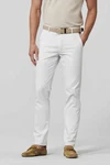 MEYER Chinos Roma mit Stretch-Dehnbund Weiß/Khaki/Creme/Grau/Beige