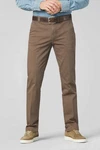 MEYER Chinos Roma mit Stretch-Dehnbund Khaki