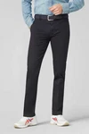 MEYER Chinos Roma mit Stretch-Dehnbund Dunkelblau/Blau/Braun MEYER Chinos Roma mit Stretch-Dehnbund Dunkelblau/Blau/Braun