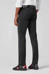 MEYER Chinos Bonn mit Stretch-Dehnbund Schwarz/Dunkelgrau