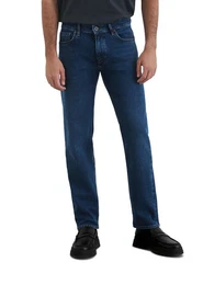 Regular-fit-Jeans aus Bio-Baumwolle-Mix