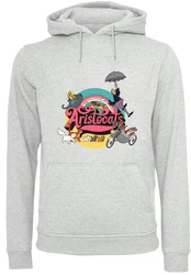 F4NT4STIC Kapuzenpullover Disney Aristocats Rainbow Fun Grau