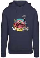 F4NT4STIC Kapuzenpullover Disney Aristocats Rainbow Fun Blau/Grau/Dunkelblau/Grün