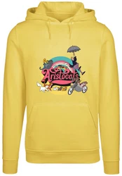 F4NT4STIC Kapuzenpullover Disney Aristocats Rainbow Fun Gelb