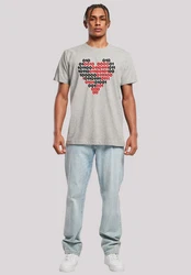 F4NT4STIC T-Shirt I love you 01001001 Binary Code Herz Valentinstag Dunkelgrau/Rot/Silber/Grau/Hellgrau/Gelb