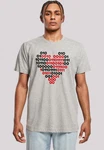 F4NT4STIC T-Shirt I love you 01001001 Binary Code Herz Valentinstag Dunkelgrau/Rot/Silber/Grau/Hellgrau/Gelb