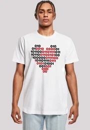 T-Shirt I love you 01001001 Binary Code Herz Valentinstag Premium Qualitt