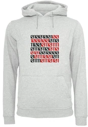 F4NT4STIC Kapuzenpullover I love you Binary Code Valentinstag 01001001