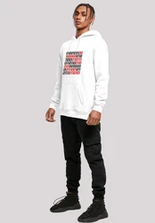 F4NT4STIC Kapuzenpullover I love you Binary Code Valentinstag Weiß/Creme