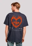F4NT4STIC T-Shirt Valentines Streetwear Premium Y2K Rot/Blau/Dunkelblau/Braun