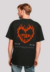 F4NT4STIC T-Shirt Valentines Streetwear Premium Y2K Rot/Braun/Schwarz/Orange