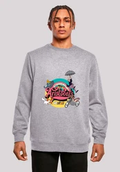 F4NT4STIC Sweatshirt Disney Aristocats Rainbow Fun Grau