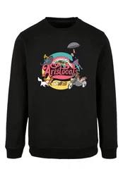 F4NT4STIC Sweatshirt Disney Aristocats Rainbow Fun Schwarz/Braun