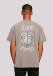 F4NT4STIC T-Shirt Valentines Streetwear Premium Y2K Streetwear Grau/Beige/Braun