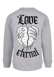 F4NT4STIC Sweatshirt Valentines Streetwear Premium Y2K Streetwear Braun/Grau/Rot