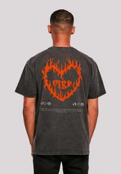 F4NT4STIC T-Shirt Valentines Streetwear Premium Y2K Rot/Braun/Dunkelgrau/Schwarz