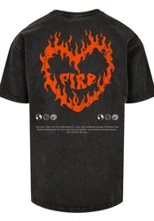 F4NT4STIC T-Shirt Valentines Streetwear Premium Y2K Rot/Braun/Dunkelgrau/Schwarz