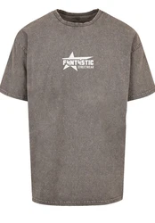 F4NT4STIC T-Shirt Valentines Streetwear Premium Y2K Rot/Hellgrau/Braun