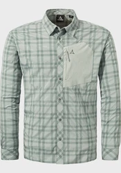 Schöffel Outdoorhemd Hiking Shirt Style Dynkur MNS Grün/Hellgrün