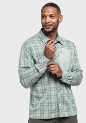 Schöffel Outdoorhemd Hiking Shirt Style Dynkur MNS Grün/Hellgrün