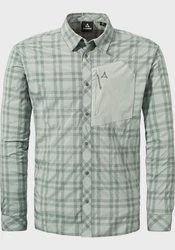 Schöffel Outdoorhemd Hiking Shirt Style Dynkur MNS Grün/Hellgrün