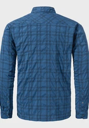 Schöffel Outdoorhemd Hiking Shirt Style Dynkur MNS Blau/Dunkelblau/Hellblau