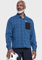 Schöffel Outdoorhemd Style Jalpuh MNS Blau/Dunkelblau/Pastell/Hellblau