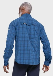 Schöffel Outdoorhemd Style Jalpuh MNS Blau/Dunkelblau/Pastell/Hellblau