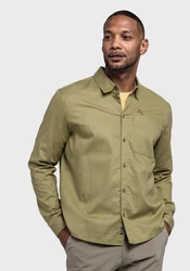 Schöffel Outdoorhemd Style Chanduy MNS Dunkelgrün/Khaki/Braun