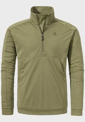 Schöffel Strickfleece Pullover Style Baguio Dunkelgrün/Khaki