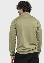 Schöffel Strickfleece Pullover Style Baguio Dunkelgrün/Khaki
