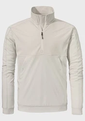 Schöffel Strickfleece Pullover Style Baguio Khaki/Grau/Braun/Beige