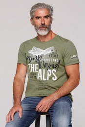 Rundhalsshirt aus Baumwolle