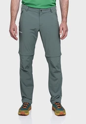 Schöffel Zip-away Hose Pants Folkstone Zip Off Grün/Hellgrau
