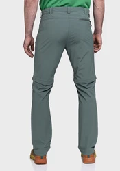 Schöffel Zip-away Hose Pants Folkstone Zip Off Grün/Hellgrau