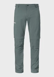 Schöffel Zip-away Hose Pants Folkstone Zip Off Grün/Hellgrau