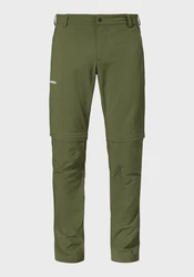 Schöffel Zip-away Hose Pants Folkstone Zip Off Dunkelgrün/Grün/Khaki