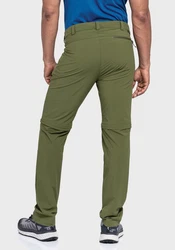 Schöffel Zip-away Hose Pants Folkstone Zip Off Dunkelgrün/Grün/Khaki