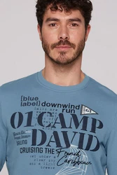 CAMP DAVID Sweater Blau/Hellblau/Grau/Dunkelblau